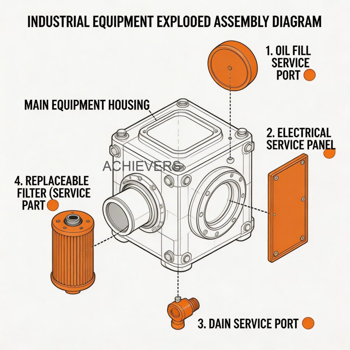 Technical diagram or exploded view of Fuel Transfer Pumps showing service access points and replaceable components
