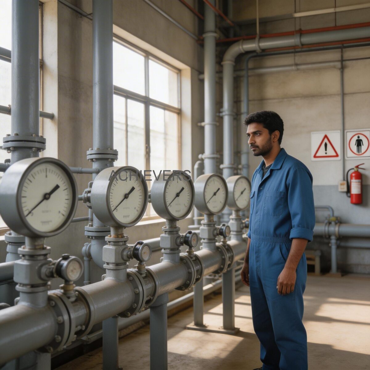 Digital and Mechanical Diesel Flow Meters installed side-by-side in a complex fuel farm manifold at a representative Indian industrial plant