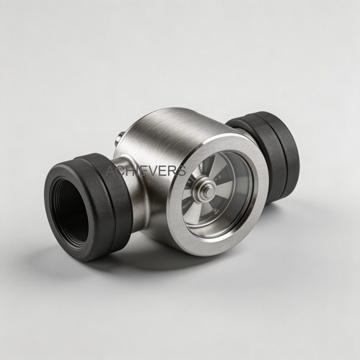 Labeled diagram of Oil Flow Meters identifying key components relevant to troubleshooting