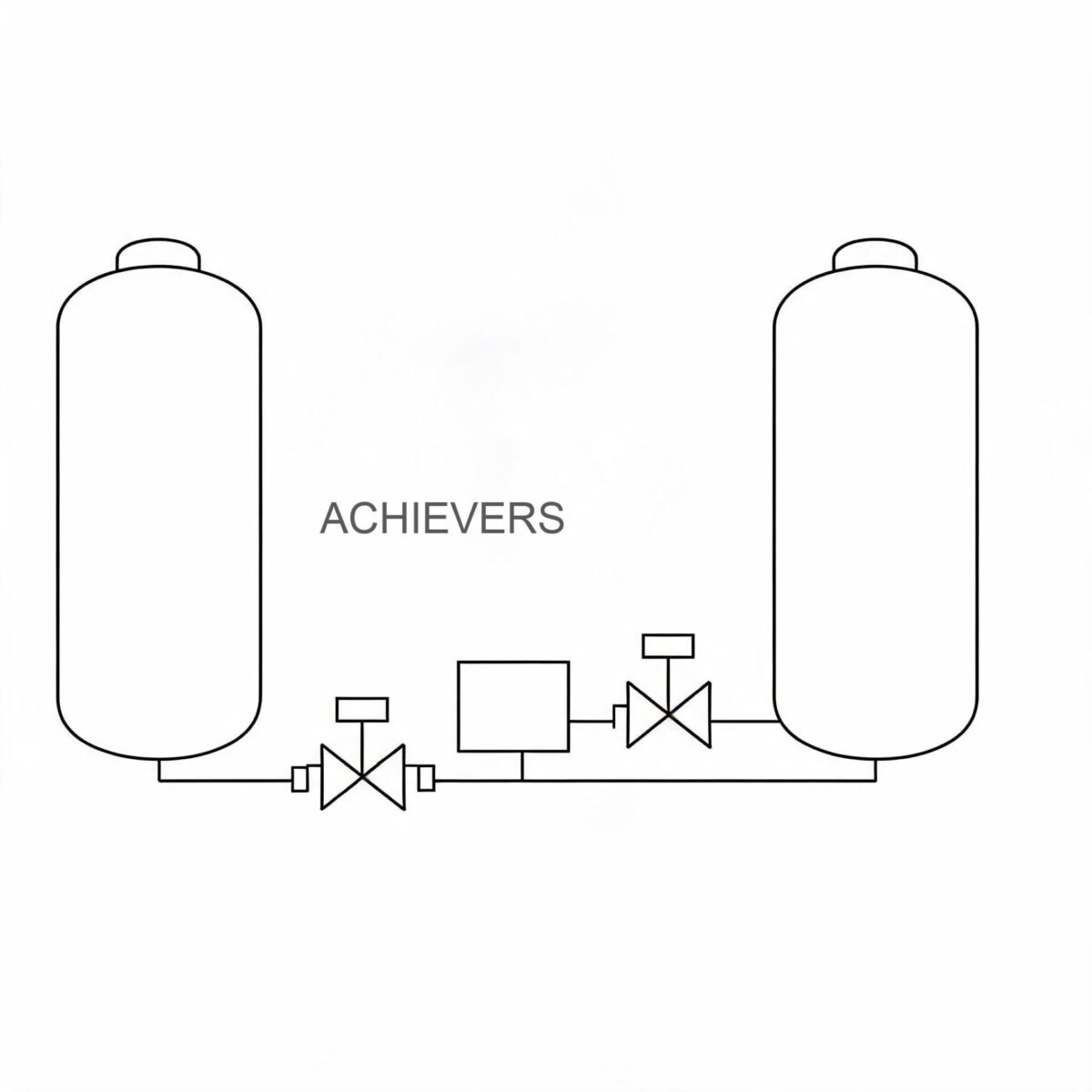 Technical P&ID process flow diagram showing Diesel Dispensers integrated between bulk storage and day tanks with bypass and filtration loops