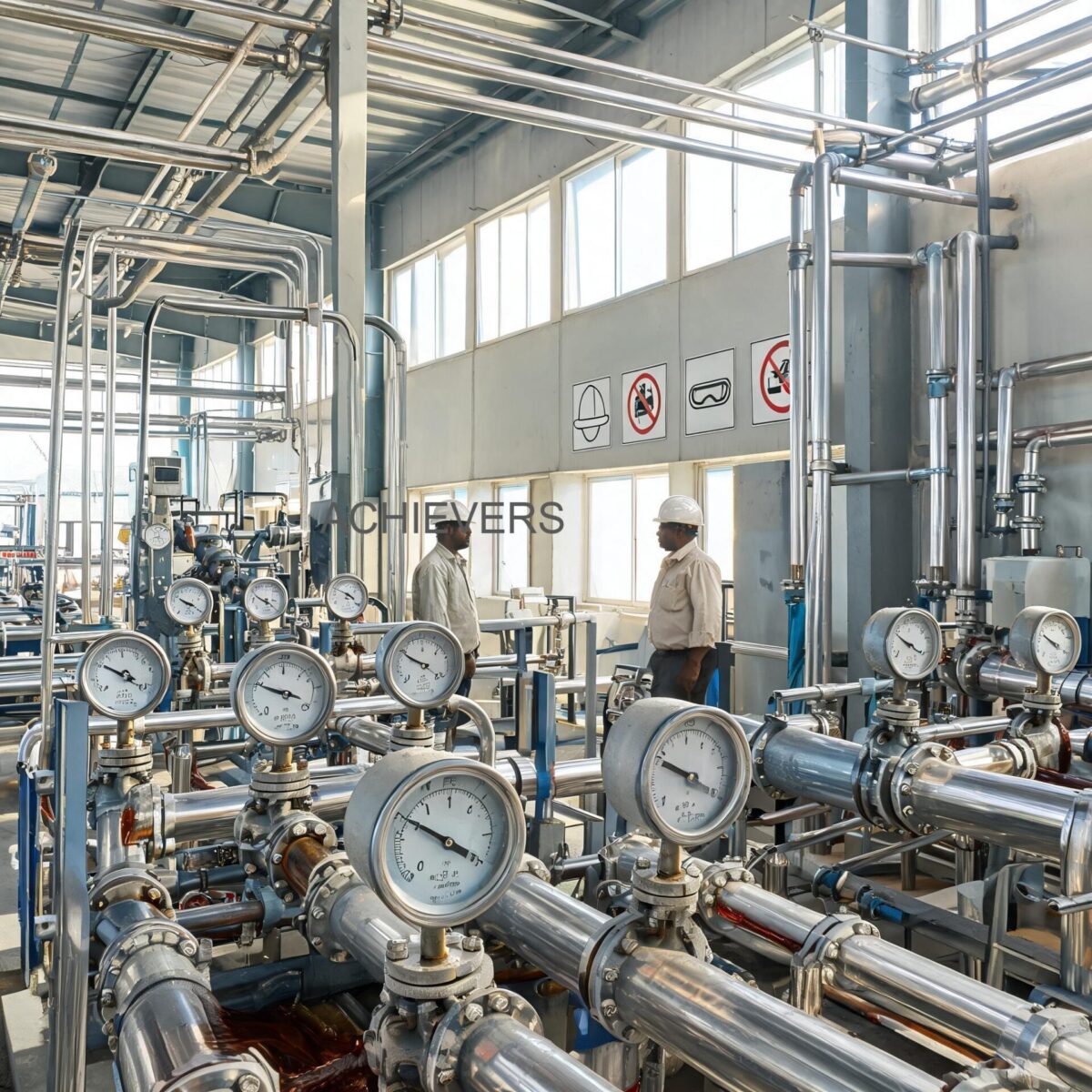 Oil Flow Meters in use at a representative Indian industrial application monitoring fuel consumption for a heavy-duty diesel generator set