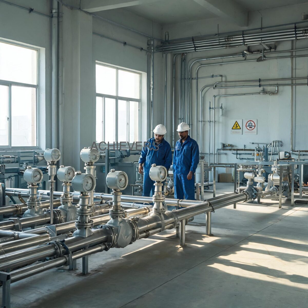 Well-maintained Turbine Flow Meters installation integrated with RS485 telemetry and properly grounded shielded cables at a clean Indian petrochemical transfer facility