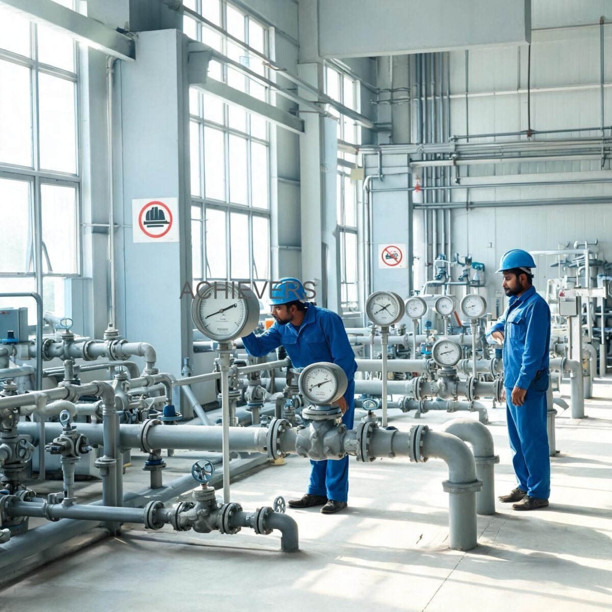 A well-maintained digital Diesel Flow Meter installed at an Indian factory fuel transfer station, featuring robust bypass piping, a Y-strainer, and properly secured conduit for pulse output