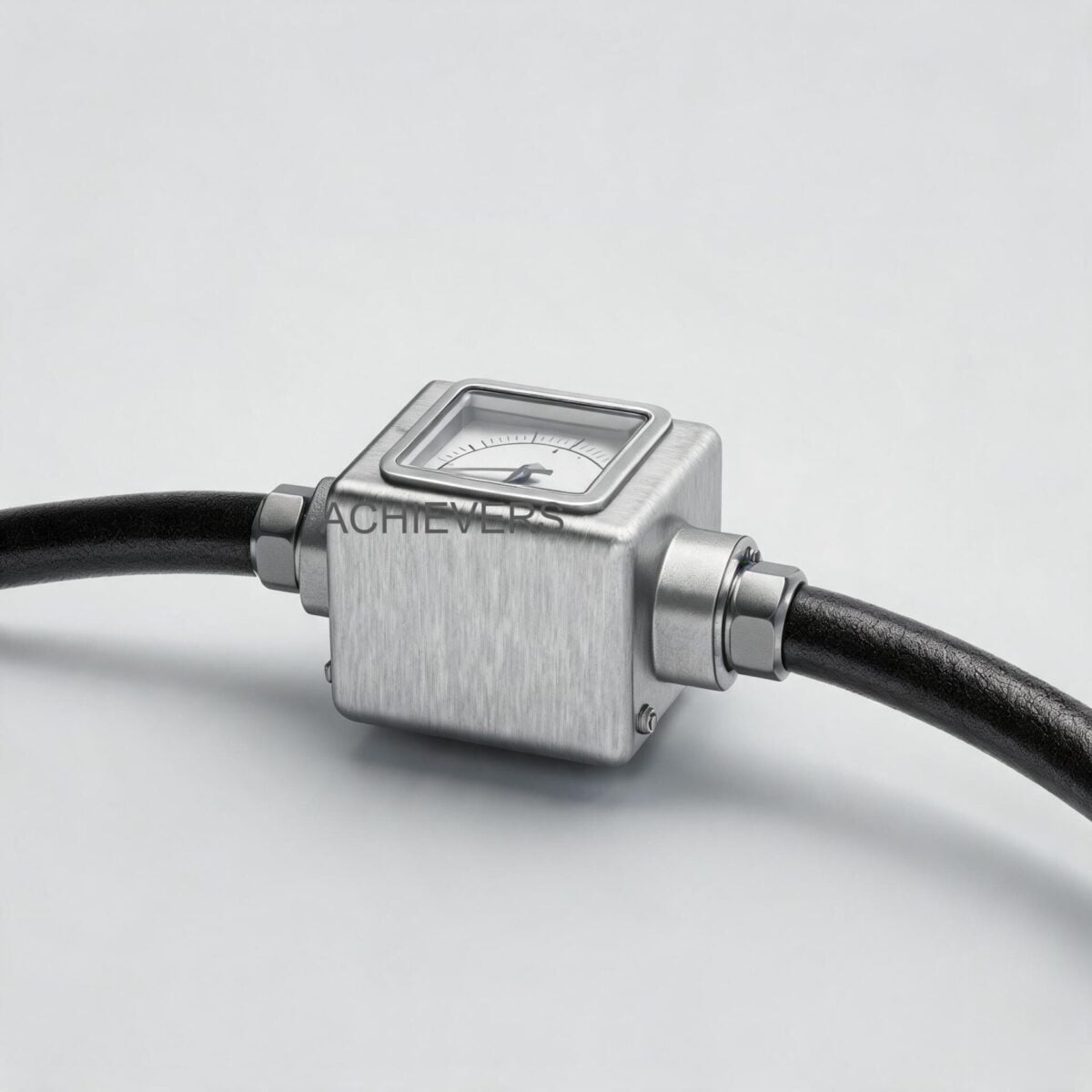 Labeled diagram of Fuel Consumption Meters identifying the dual oval gear sensors, inlet/return lines, and flow calculator unit