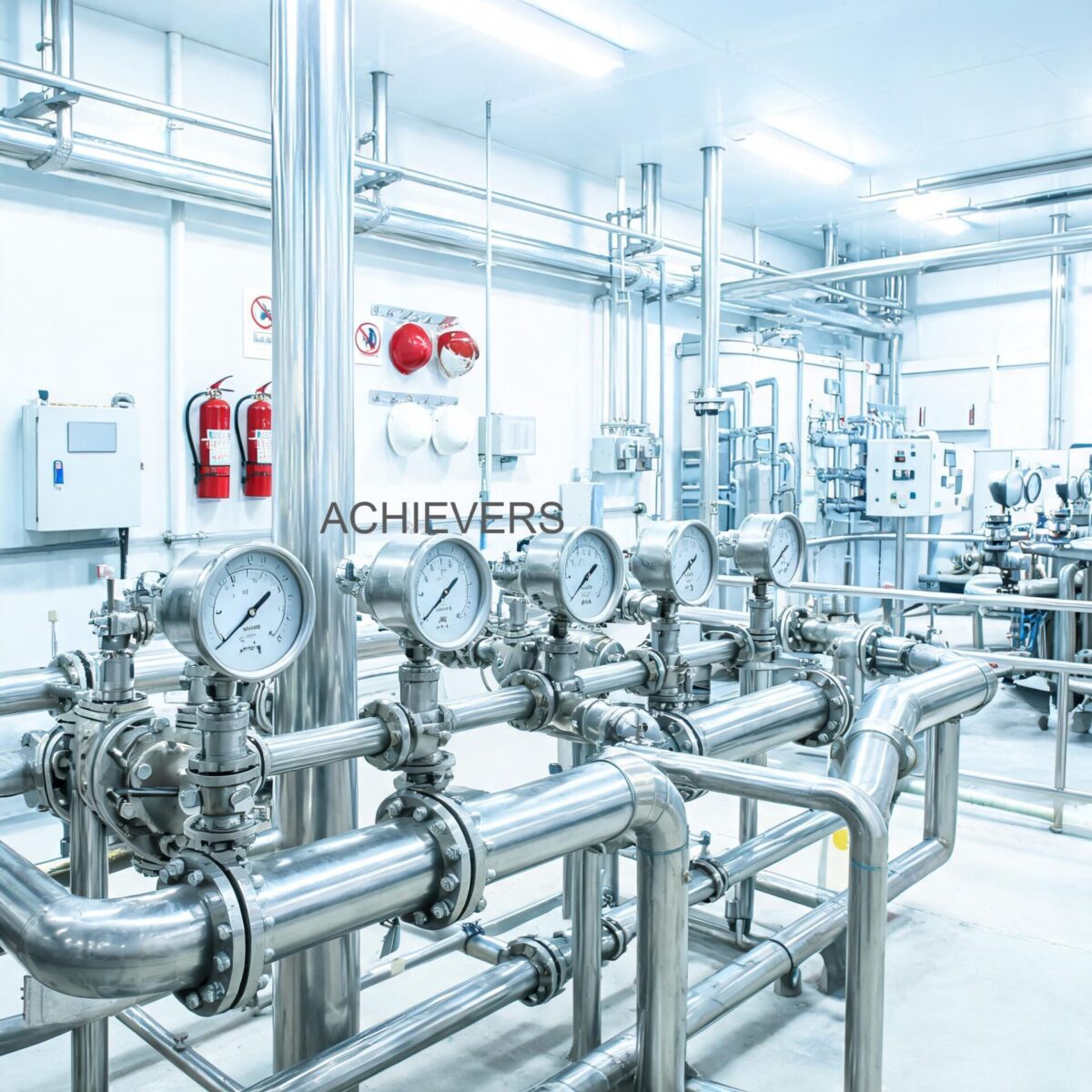 Heavy duty industrial flow meter installed in a bypass loop configuration at a global industrial facility, demonstrating proper strainer and isolation valve placement